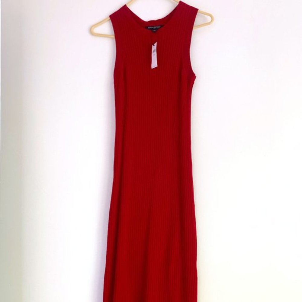 Banana Republic Ribbed Sweater Sheath Dress